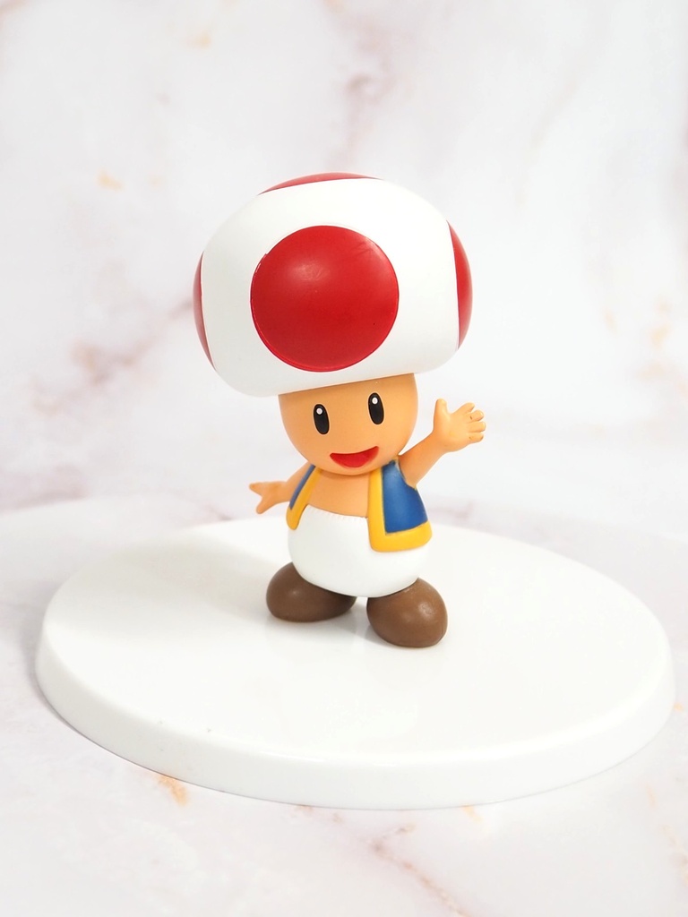 [v1|267809425710|0] Super Mario series Toad Game Character Figure #3000-10